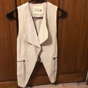 Illia Leather Vest size 0